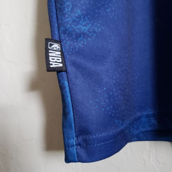 NBA Kid's Short Sleeve Crew Neck Basketball Tee T-Shirt Blue Size Medium 10-12 - Picture 6 of 8